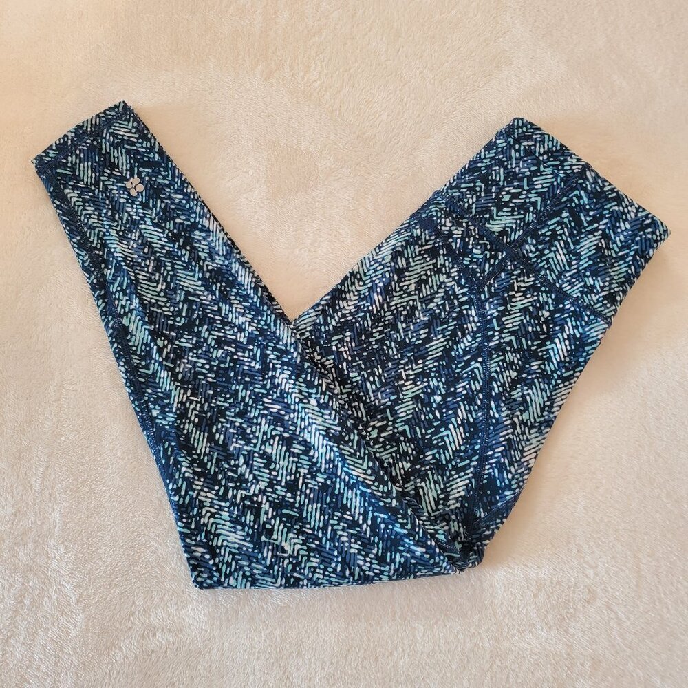 Sweaty Betty Blue Patterned Leggings